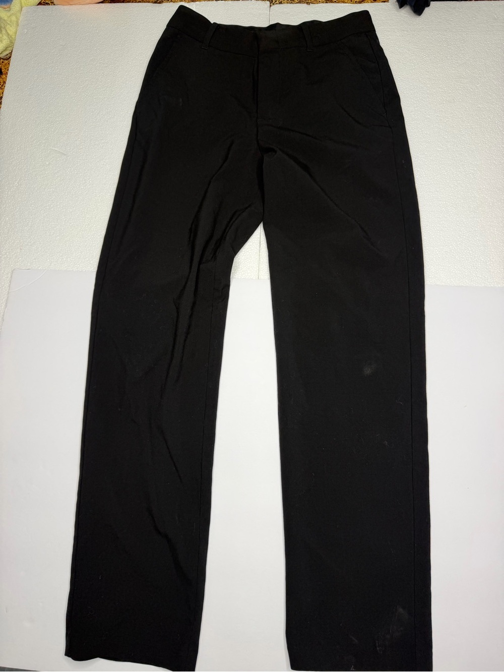Van Heusen Black Men’s Dress Pants - Straight Leg